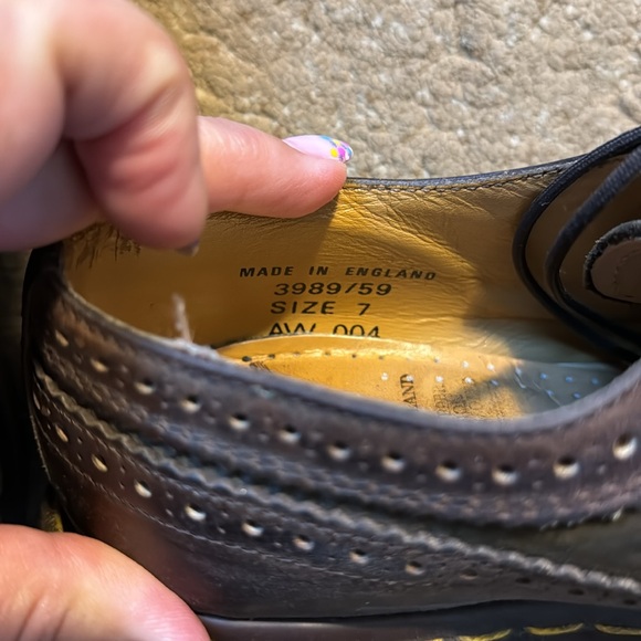 Beautiful Vintage Dr Martens Oxford Wingtip Shoes - Picture 8 of 10